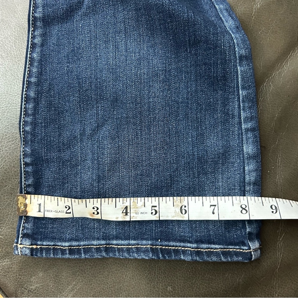 American Eagle Outfitters Deep Blue Flare Jeans - Picture 7 of 8